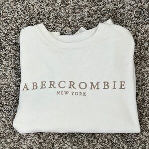 Abercrombie White Sweatshirt